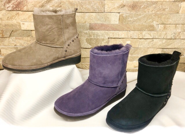水や汚れに強いムートンブーツ