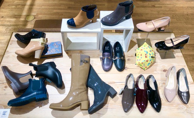 雨の日の足元を快適に！