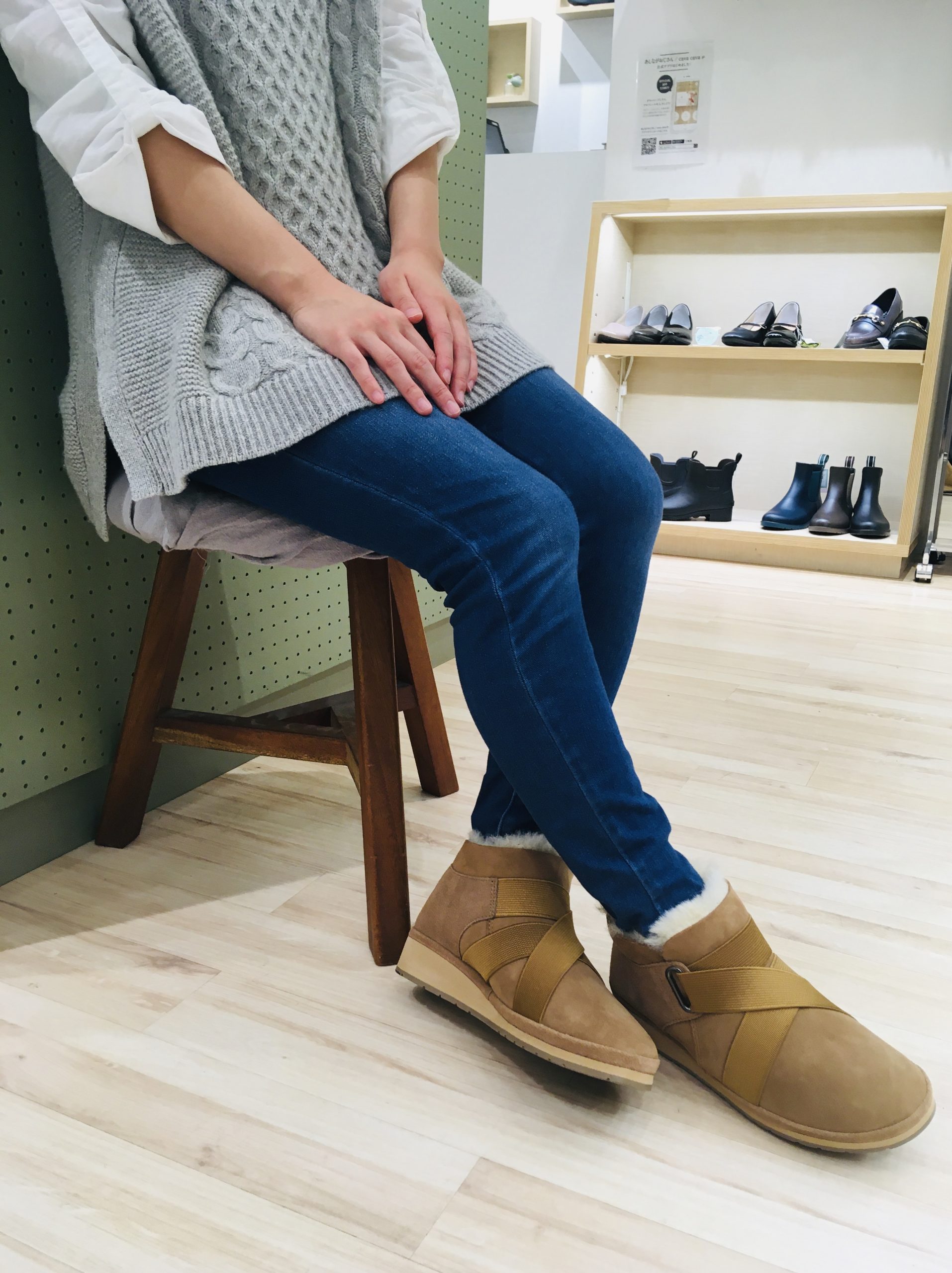 【あったかブーツ】①ムートンブーツ