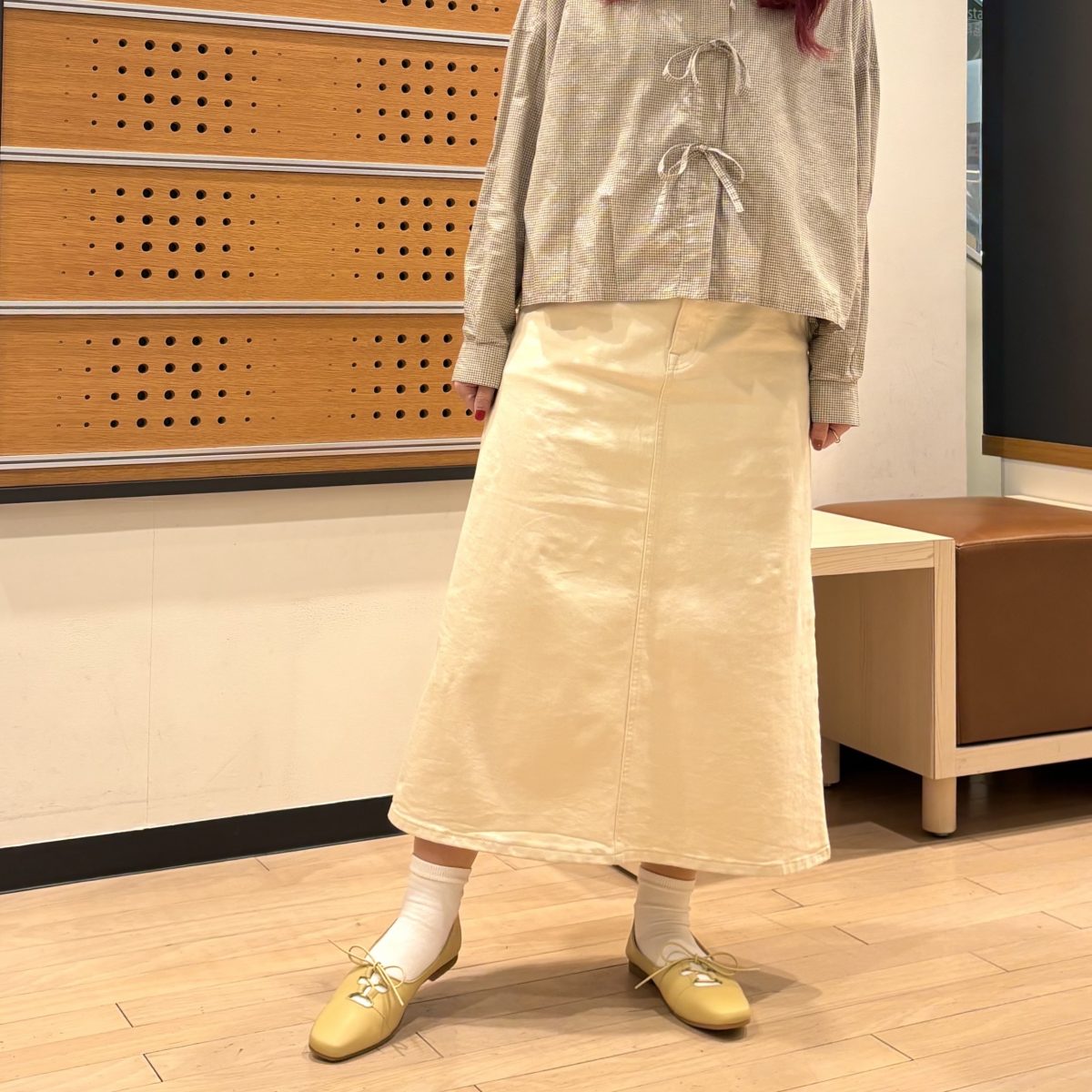 2025春靴｜新作フラットシューズ×靴下コーデ