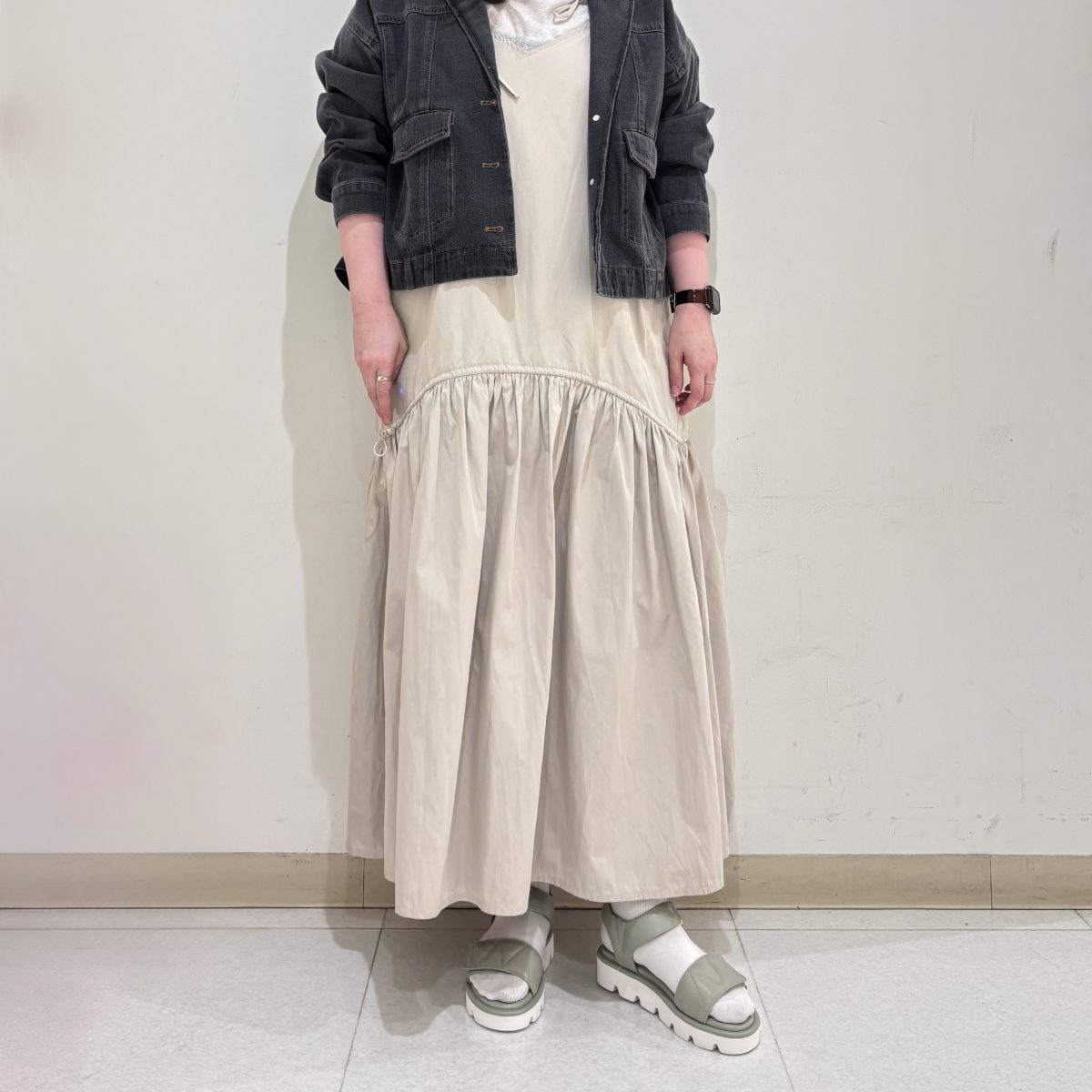 GWコーデ｜サンダル×靴下コーデ