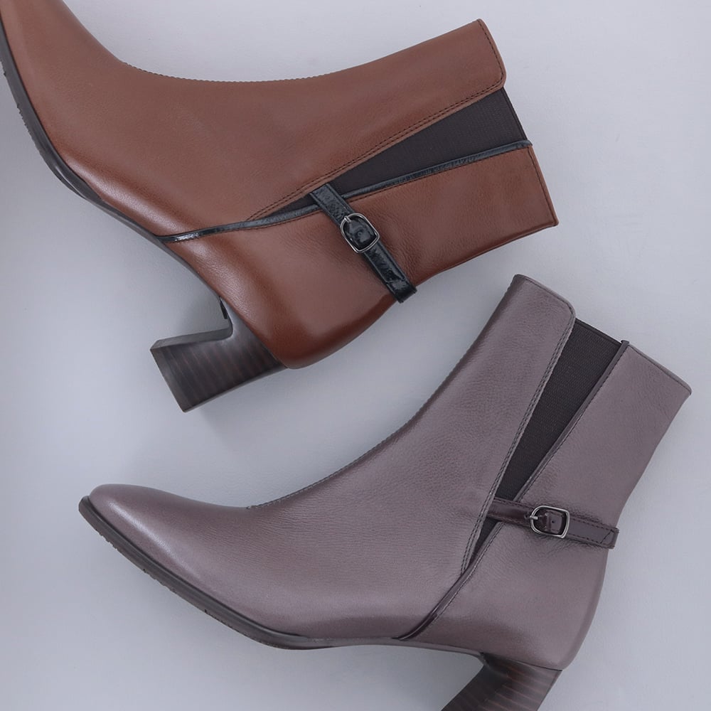 防滑│Vカットサイドゴアブーツ