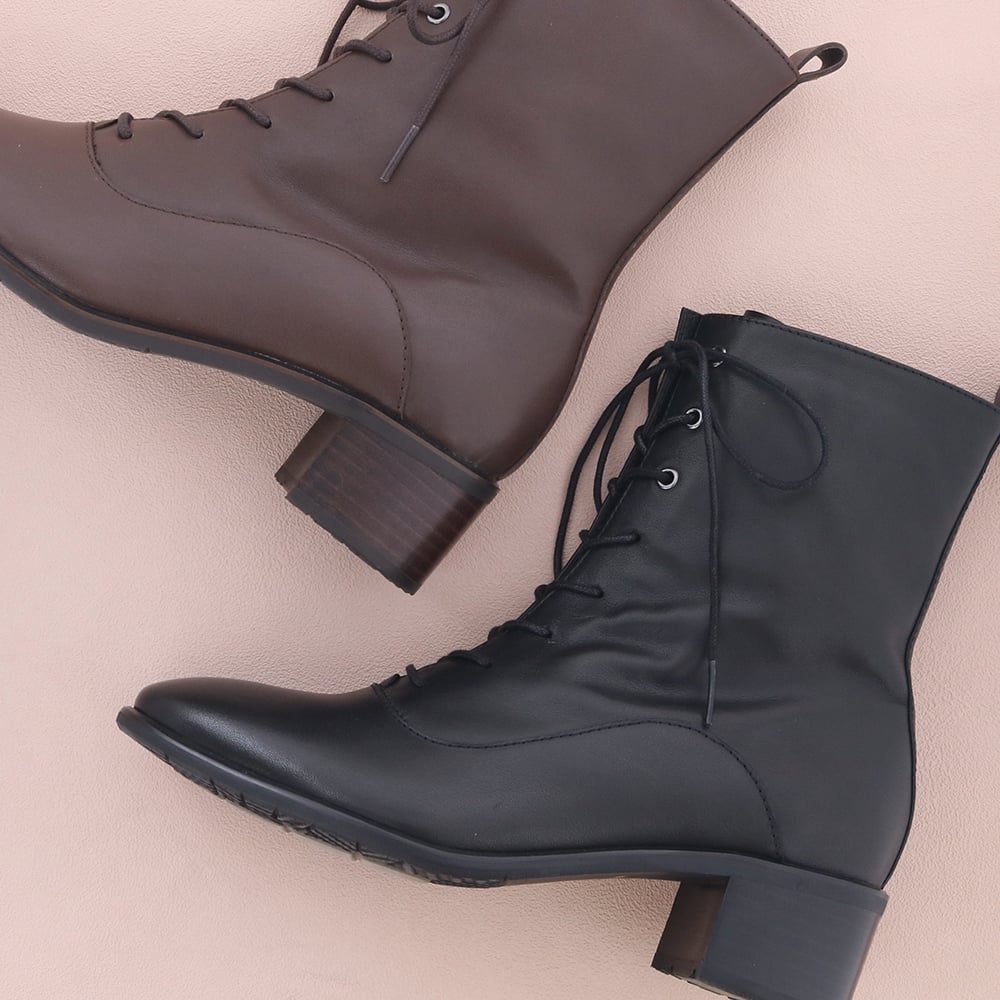 防滑｜レースアップブーツ 