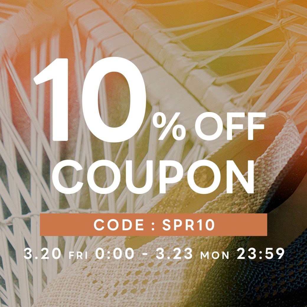 春の10%OFFクーポン