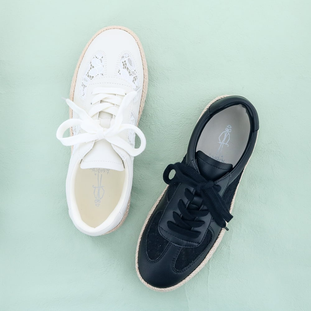 ジュートメッシュスニーカー