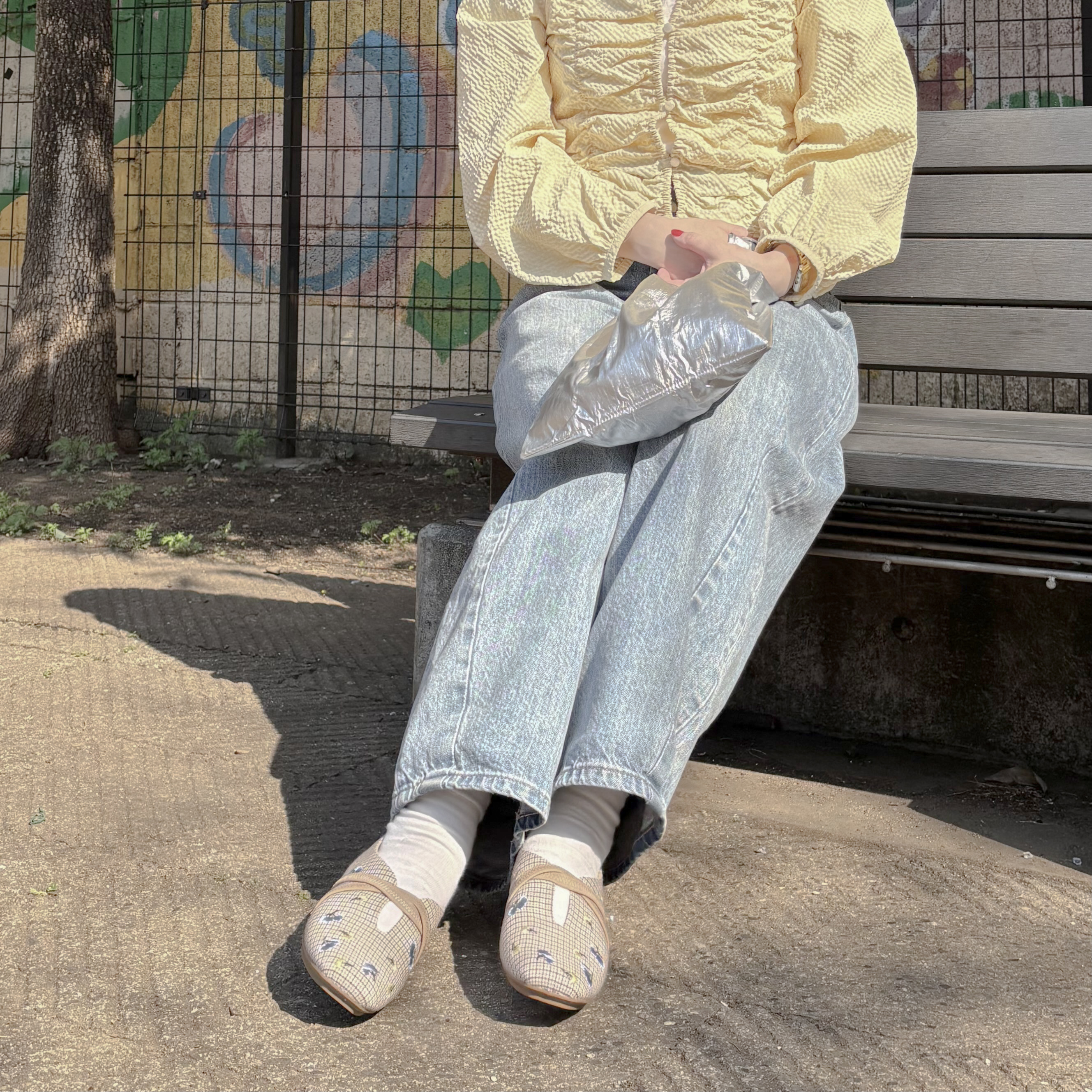 2026春靴｜春カラーでお花見コーデ