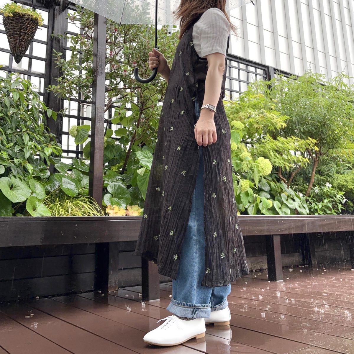 雨の日も白い靴が履きたい！