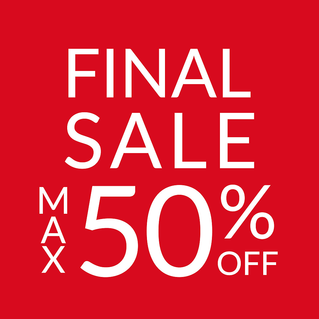 ファイナルセール│MAX50%OFF