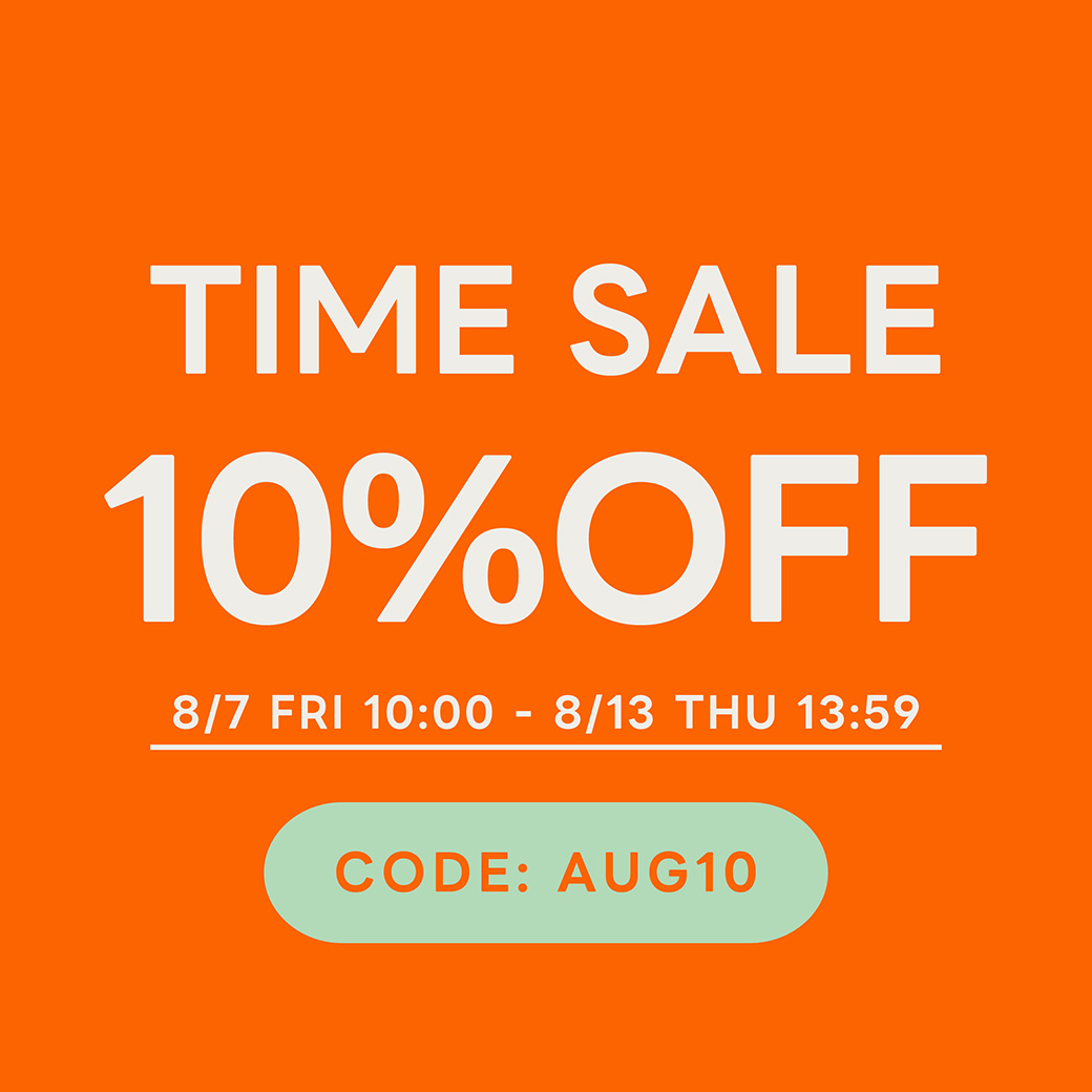 タイムセール10％OFF