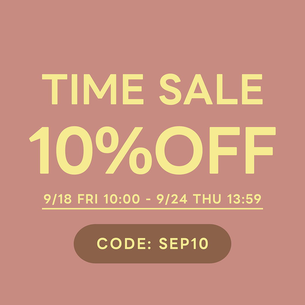 シルバーウイーク│TIMESALE クーポン10%OFF